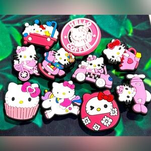 10 Hello Kitty Themed Croc Charms